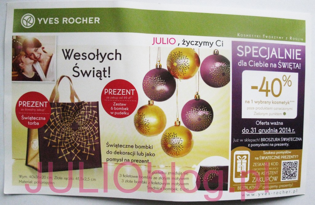 julioblog.pl-ulotka-yves-rocher-sklep-stacjonarny-grudzień-2014-święta-grudniowa-oferta-prezenty-do-zakupów
