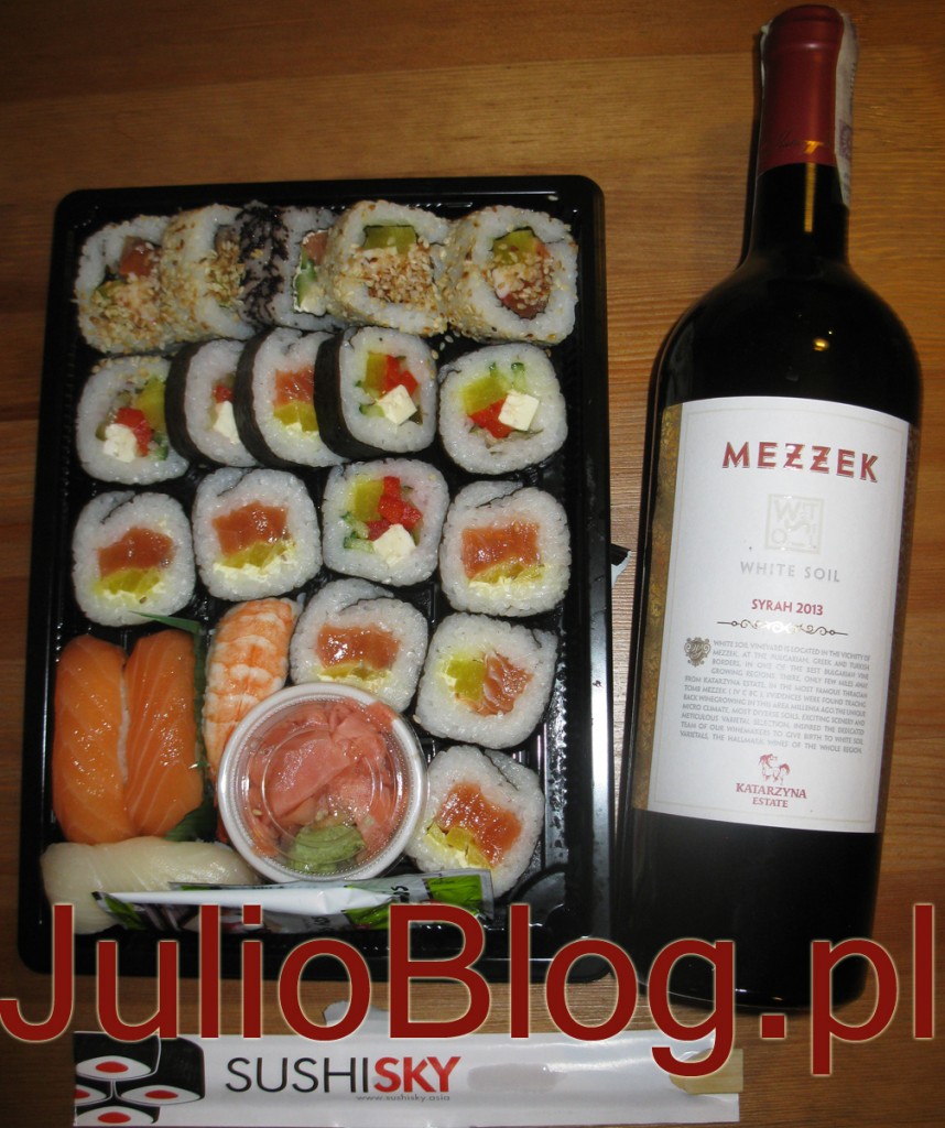 julioblog.pl_sushi_nigri_maki_wino_mezzek_syrah_2013_white_soil_bulgarskie