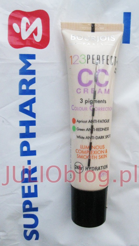 julioblog.pl-zakupy-julii-w-super-pharm-drogerii-superpharm-krem-cc-bourjois-123-perfect-promocja-33.74zł-za-tubkę-taniej-niż-w-drogerii-hebe