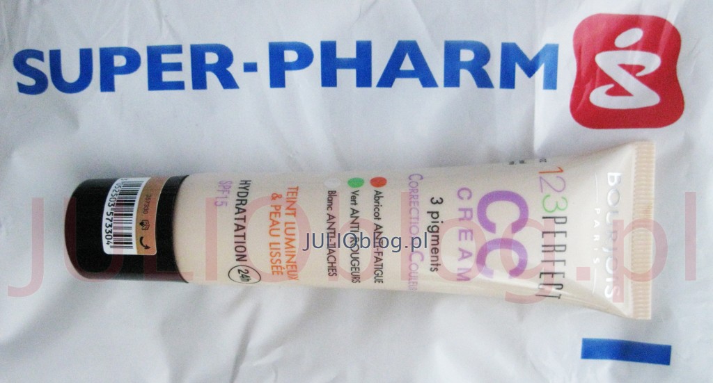julioblog.pl-zakupy-julii-w-super-pharm-drogerii-superpharm-krem-cc-bourjois-123-perfect-promocja-33.74zł-za-tubkę-taniej-niż-w-drogerii-hebe-odcień-33-rose-beige