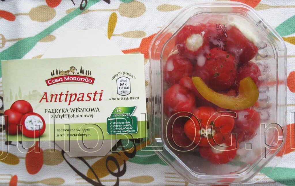 julioblog.pl-blog-julii-dieta-antipasti-papryka-wiśniowa-z-afryki-południowej-nadziewana-świeżym-serkiem-śmietankowym-aldi