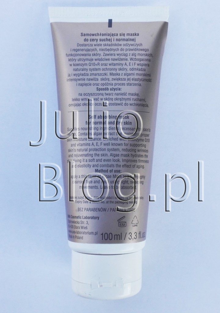 julioblog.pl-AVA-Beauty-Home-Care-age-control-professional-maska-z-algami-morskimi-nawilża-odżywia-poprawia-elastyczność-skóry-blog-julii-recenzje-kosmetyków-polskie-made-in-poland