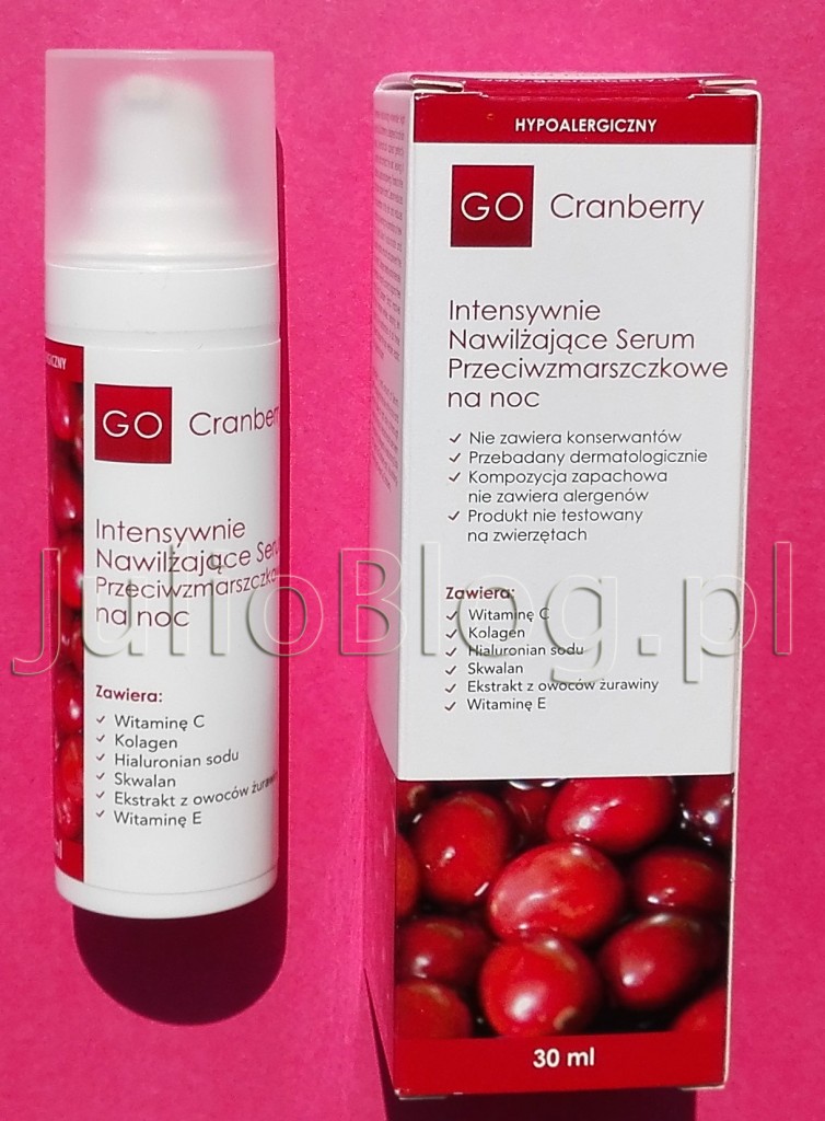 julioblog.pl-blog-julii-naturalne-kosmetyki-opinie-GoCranberry-NOVA-Kosmetyki-go-cranberry-intensywne-serum-przeciwzmarszczkowe-na-noc-higieniczne-opakowanie-z-pompką-pudełko