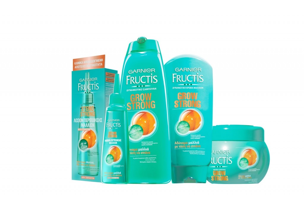 garnier fructis grow strong wzmacniający szampon do włosów wzmaniająca odżywka maska intensywnie działająca kuracja