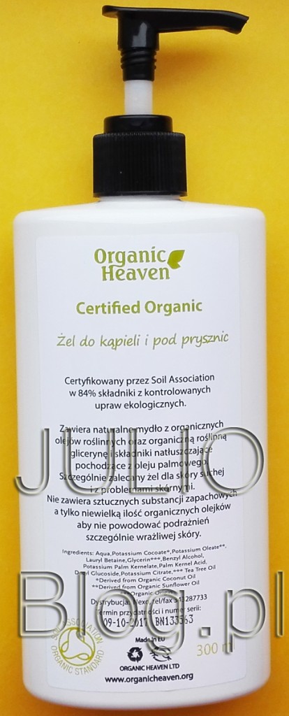 julioblog.pl-blog-julii-organic-heaven-olejek-z-drzewa-herbacianego-żel-prysznic-300ML-29.90zł-naturalny-organiczny-z-certyfikatem-soil-associotion-Tea-Tree-Organic-Body-Wash-skład-INCI