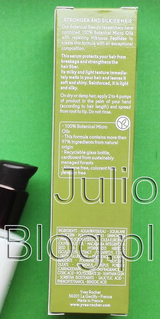 Wzmacniające-serum-do-włosów-Roślinna-pielęgnacja-włosów-Yves-Rocher-30ml-27,90zł-julioblog.pl-blog-Julii-skład-składniki-INCI-ingredients-działanie-sposób-użycia-czy-warto