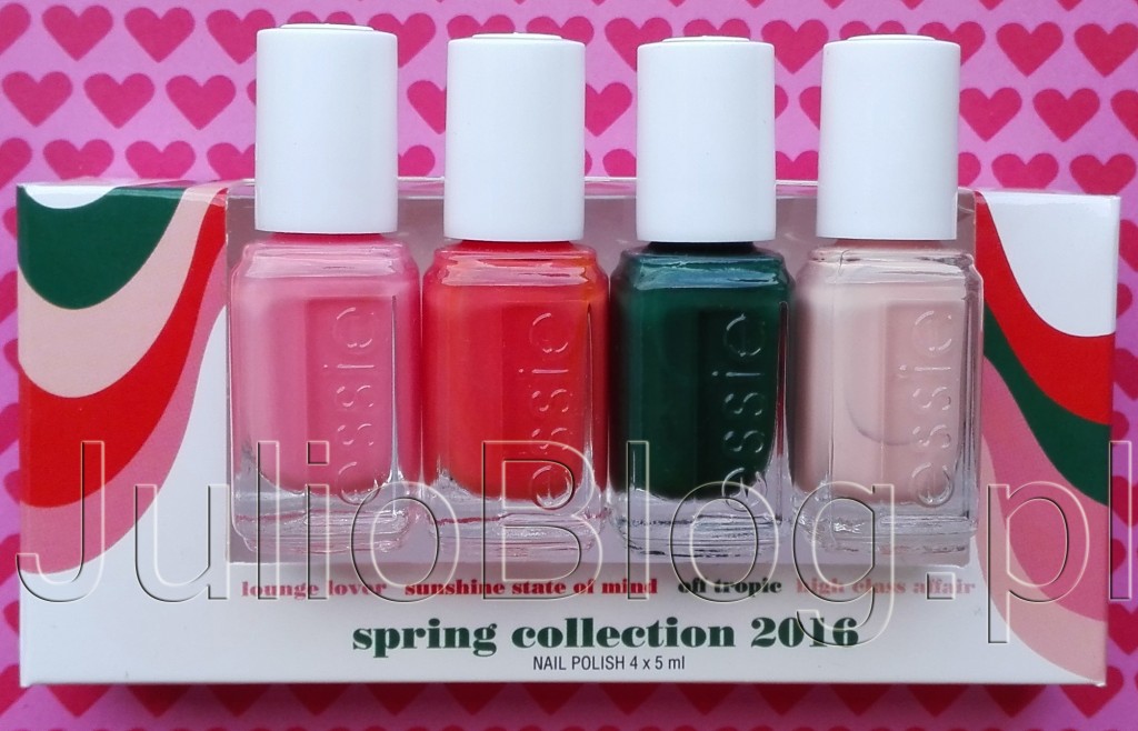 ESSIE 2016 wiosna spring kolory lounge lover susnshine state of ming off tropic high class affair JulioBlog blog Julii