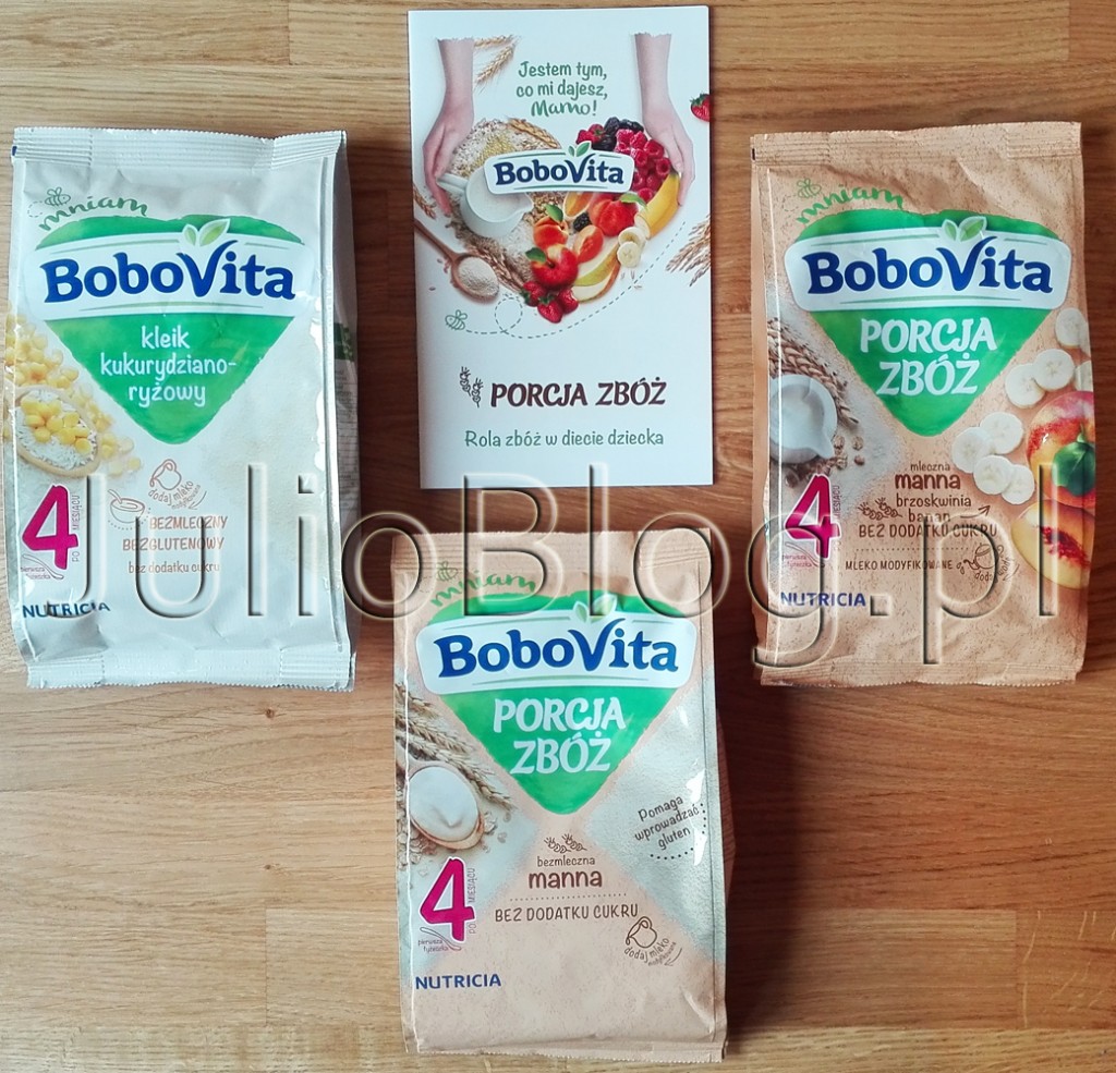 BoboVita-Porcja-Zbóż-Kaszka-opinia-ocena-recenzja-kaszek-Bobo-Vita-po-4-miesiącu-życia-rozszerzanie-diety-dziecka-kleik-kukurydziano-ryżowy-bezglutenowy-kaszka-manna-bezmleczna